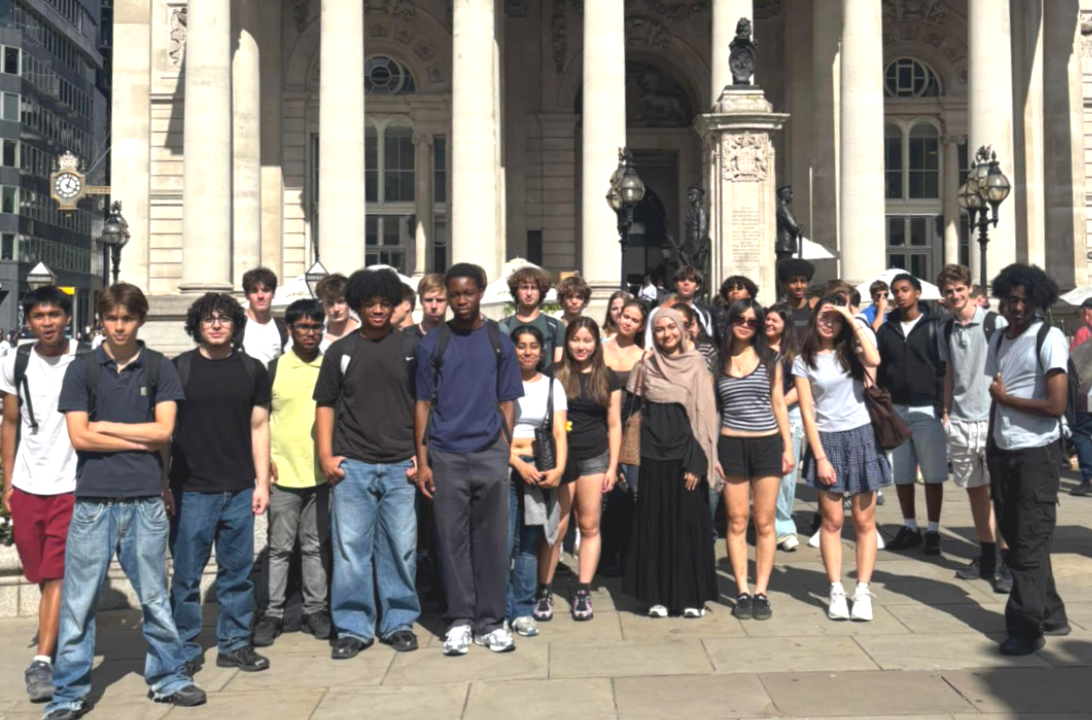 SMMA Sixth Form students at the Bank of England